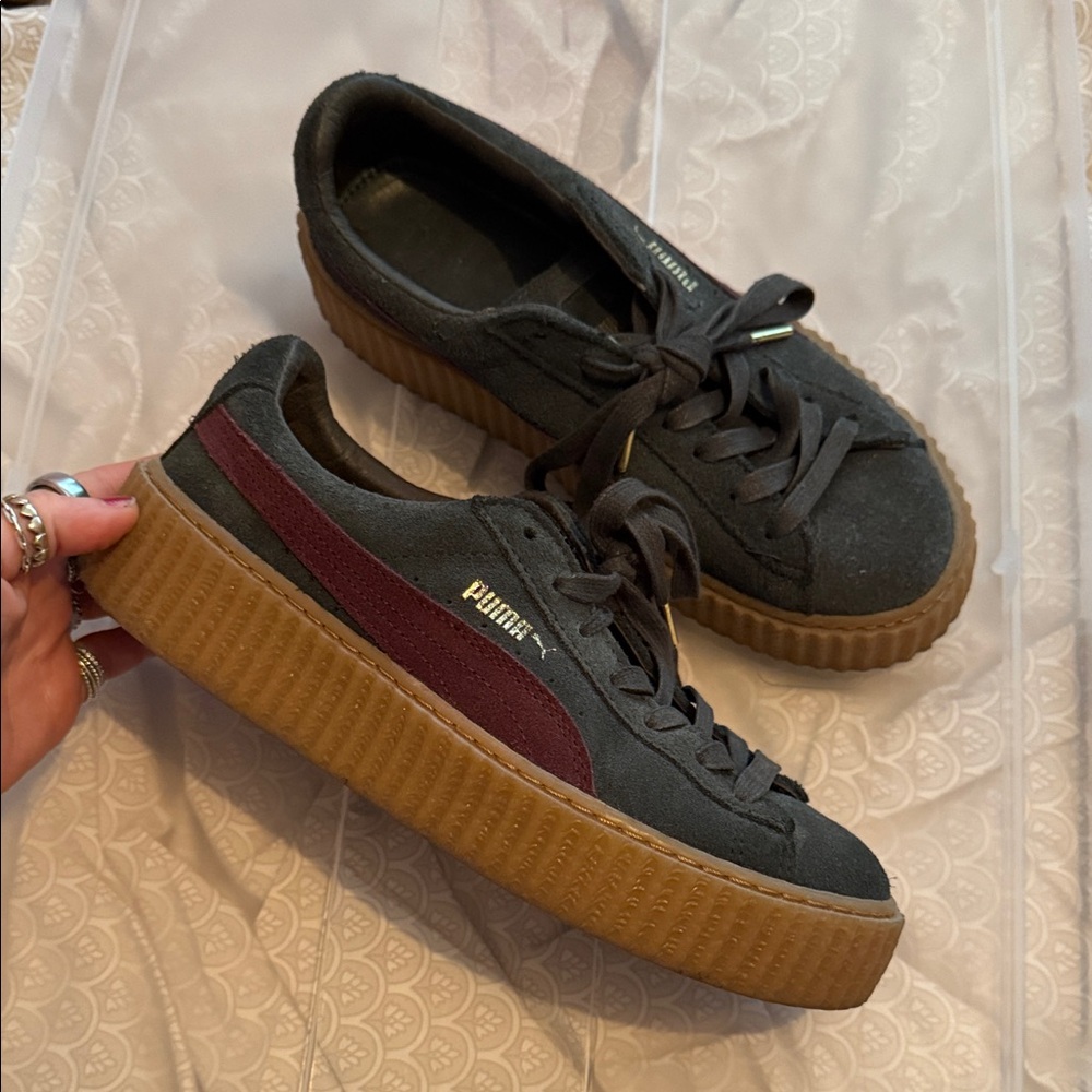 Rihanna Fenty Puma Creeper sneakers Green
